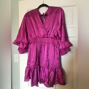 💜Large Purple Tie-Back Dress💜